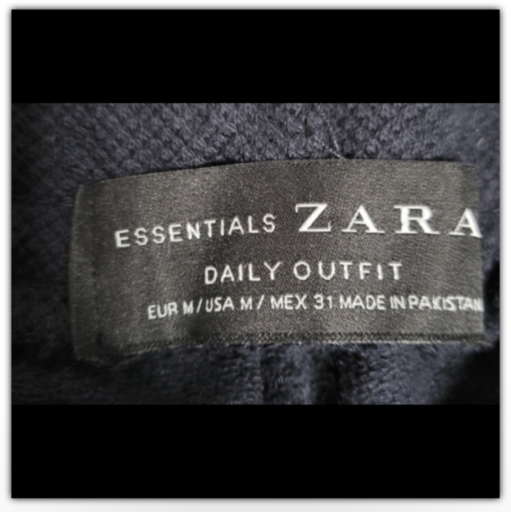 Zara Essentials daily outfit joggers high rise size medium - Picture 3 of 5